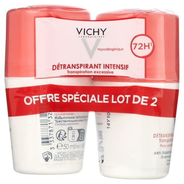 VICHY Intensive Roll On Deodorant Anti-Perspirant 72H Stress Resist - 2X50ml