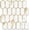Calacatta Gold+Light Gold, variant on Long Hexagon Peel and Stick Backsplash Tile - 10 Sheets Stick on Backsplash for Kitchen and Bathroom 12.4 x 12 Inch Glossy Carrara White PVC Self Adhesive Mosaic Wall Tiles