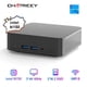 thumbnail image 2 of Chatreey T9 Mini PC Intel N100/N150 WIFI5 Windows 11 Ultra Small Pocket Computer Dual SSD Full Function Type-C 4K 60Hz RGB, 2 of 4