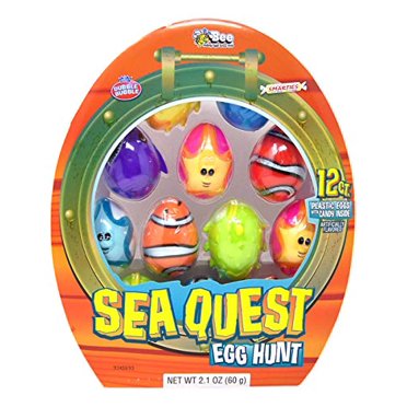 Trolli Kids Hunt Filled Easter Eggs Candy, 5.1 Oz, 12 Count