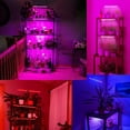 thumbnail image 3 of Yuarrent Tiras de luz LED creciente USB ABS Phytolamp 5 modos de iluminación Linterna ajustable Luces de espectro completo para oficina Invernadero Jardín y Patio Cuatro Cabezas Rojo Azul Yuarrent HA011849-09B, 3 of 6