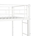 thumbnail image 5 of Miekor Furniture Metal Bunk Bed With Trundle White B5A1337, 5 of 6
