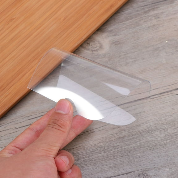 Worgeous White Plastic Cake Baking Scraper for Cream and Dough Cutting Essential Kitchen Baking Tool 2 Pieces