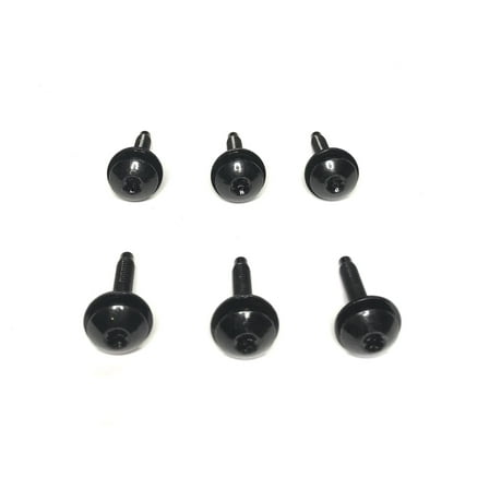 6 ea. Dash SIDE MOUNT Torx Bolts Compatible with 1997-2006 Jeep TJ Wranglers