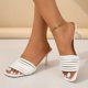 thumbnail image 1 of Elegantes sandalias de tacón de aguja para mujer: ¡perfectas para los días festivos en la playa y para el uso diario!, 1 of 3