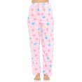 thumbnail image 2 of Casual Nights Women's Jersey Knit Long-Sleeve Top and Mircro Fleece Bottom Pajama Set, 2 of 4