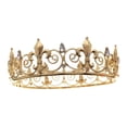 thumbnail image 1 of Tiara de boda Fernando de aleación de Zinc 6 pulgadas Tocado, 1 of 8