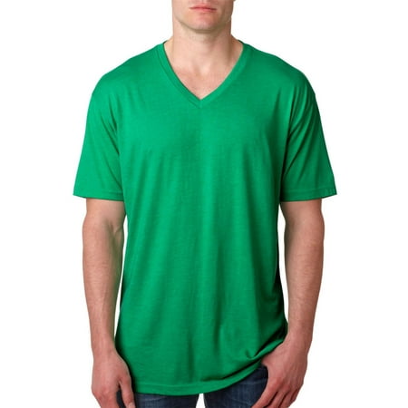 - Next Level Mens Tri-Blend Ribbed Knit V-Neck T-Shirt, Pack of 10