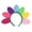 Multicolor, variant on comerut Colorful Sun Flower Decor Headband Elastic Design Kids Hairband Christmas Makeup Daily Party Hair Accessories
