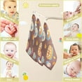 thumbnail image 2 of Coolnut 3 PCS Thanksgiving Pumpkin Pie Baby Muslin Washcloths, Leaves Fall Face Towel Burp Cloths Ultra Soft Absorbent Cotton Bath Wipes Towels for Newborn Boys Girls, 2 of 6