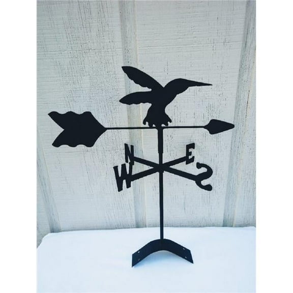 The Lazy Scroll Hummingbird Roof Mount Weathervane