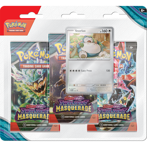 Pokemon Trading Card Games SV6 Twilight Masquerade 3Pk Blister - Snorlax