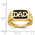 thumbnail image 3 of Solid 14k Yellow Gold Men's VS Diamond Ring Band Size 10 (.014 cttw.), 3 of 4