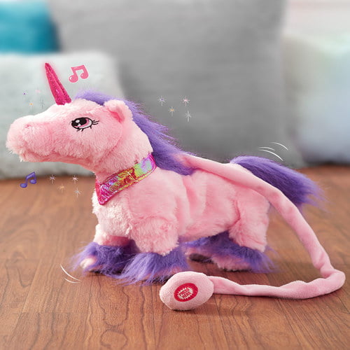 walking unicorn toy walmart