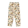 thumbnail image 3 of Lsque Dachshund Dog Print Women's Pajama Pants, Lounge Pant - Comfortable Home Wear,Elastic Waistband, Stylish Design-XX-Large, 3 of 9