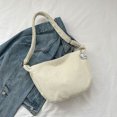 thumbnail image 4 of Bolsas de mensajero de pana Harajuku Bolsas de hombro Bolsa de bola de masa japonesa (Blanco) Sywqhk Para Estrenar, 4 of 9