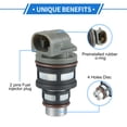 thumbnail image 3 of Inyector de combustible No.17113124 boquilla de inyección de combustible para Chevrolet S10 94-99 2.2L negro 4 piezas, 3 of 7