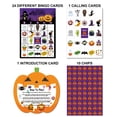 thumbnail image 5 of Spooky Halloween Bingo Cards Set with Marker Cards Kids Halloween Party Games and Festive Celebration Gear Party Supplies 24 Players, 5 of 6