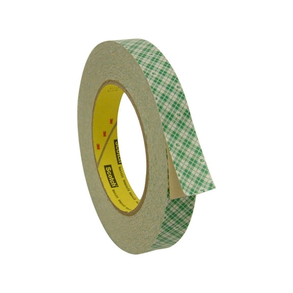 3M Double-Sided Paper Tape [Rubber Adhesive] (410M): 4 in. x 36 yds. (Off-White)