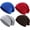 Blue,Dark Brown,Light Gray, Red, variant on 4 Pieces Thin Summer Slouchy Cap Beanies Hat Unisex Hip-Hop Sleep Cap Dwarf Hat