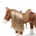 thumbnail image 5 of Gotz Big Plush Combing Horse with Saddle and Bridle Plus Mane and Tail to Brush and Style for 18" and 19.5" Dolls, 5 of 9