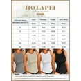 thumbnail image 6 of HOTAPEI Womens Tank Top Summer Crew Neck Sleeveless Tank Tops Ribbed Tank Top Sporty Workout Tops, 6 of 7