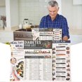 thumbnail image 2 of 3-Count Diabetes Food List & Meal Planner, Healthy Diet Eating Guide Food Chart Brochure for Weight Management, 2 of 5