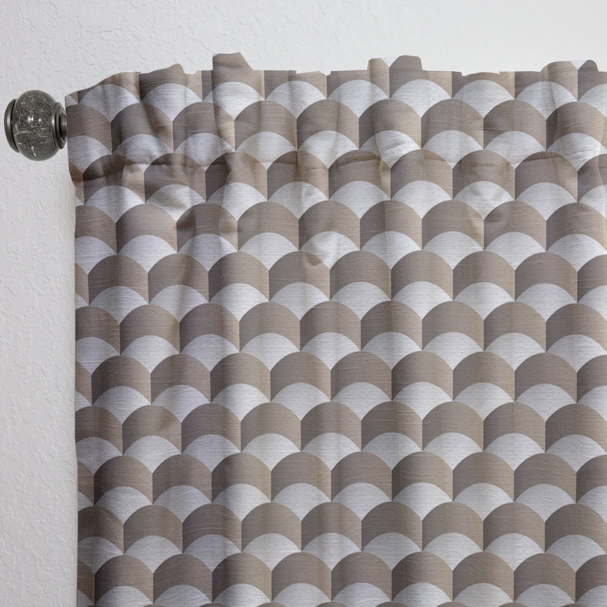 Designart 'Scandinavian Pattern VII' Scandinavian Curtain Panel