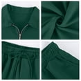 thumbnail image 5 of Dresfit Quarter Zip Shirt and Shorts Set for Men Collared Polo Shirts Shorts Tracksuit Summer 2026 Lightweight Waffle Knit 2 Piece Outfits L, 5 of 6