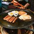 thumbnail image 4 of Solo Stove Bonfire Griddle + Hub, Cast Iron Cookware with Stainless steel Hub for 8” Elevation, Addition to Bonfire fire pit, Weight: 19.5lbs , Cooking surface diameter 17.75", 4 of 7