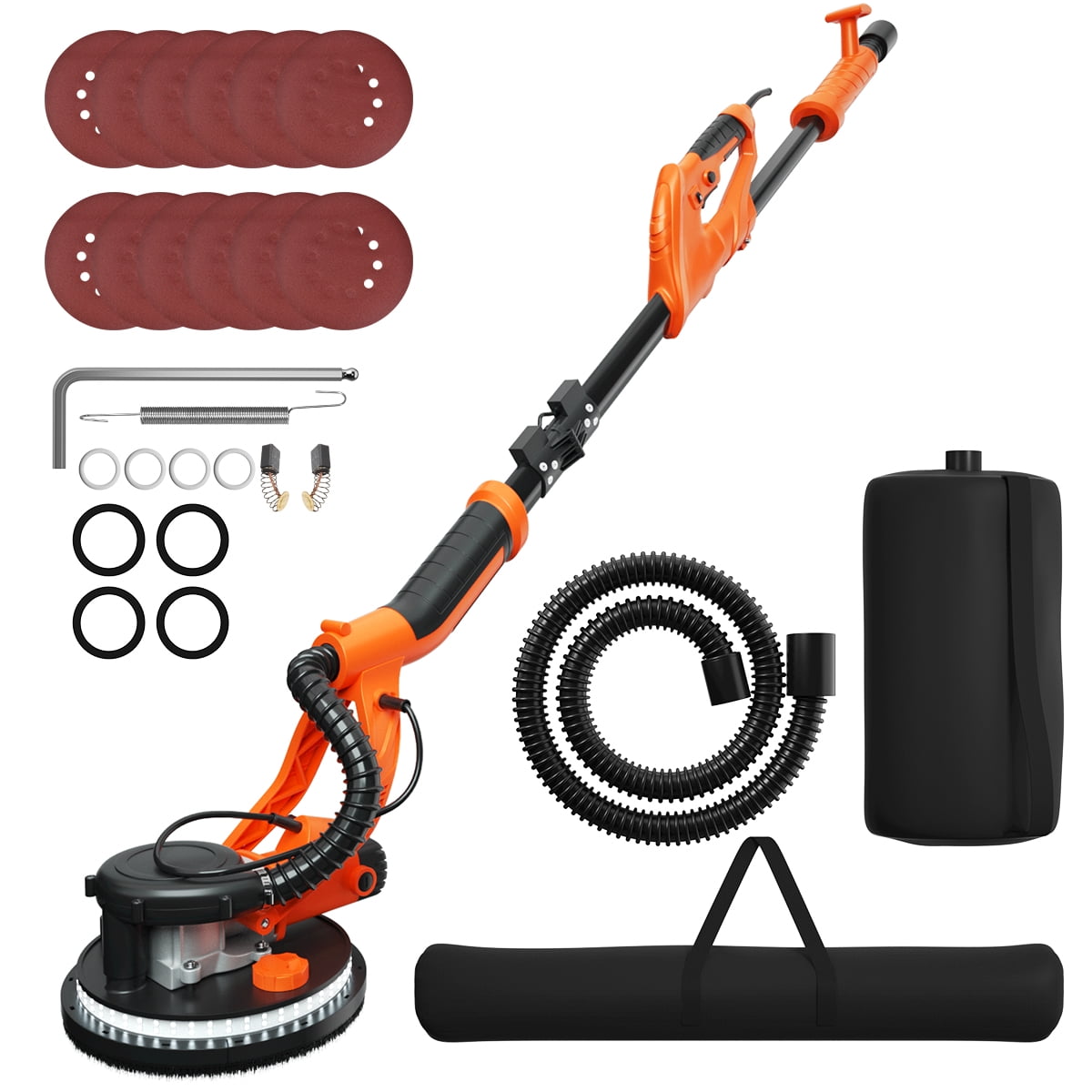 Topbuy 750W Electric Drywall Sander Foldable Drywall Vacuum Sander
