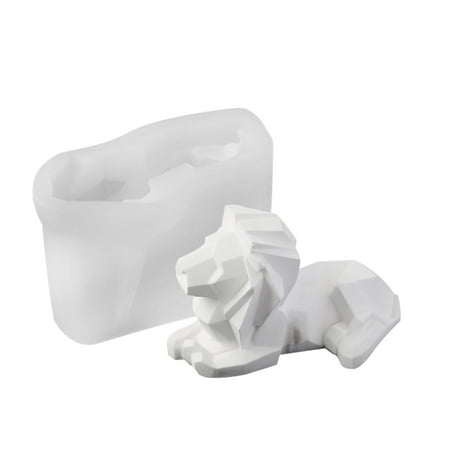 

Younar Geometric Lion Candle Mold Chocolate Silicone Mold for DIY Craft