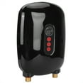 thumbnail image 4 of Calentador de agua instantáneo de 6500 W, pantalla de temperatura de calentamiento rápido, 220 V, para el hogar, cocina, baño, negro, 4 of 14
