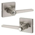 thumbnail image 5 of Kwikset 405LRLSQT-15S Ladera Smartkey Single Cylinder Keyed Entry Door Lever Set - Nickel, 5 of 7