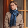 thumbnail image 5 of Moda mujer cómoda cálida invierno otoño manta bufanda moda suave, 5 of 5