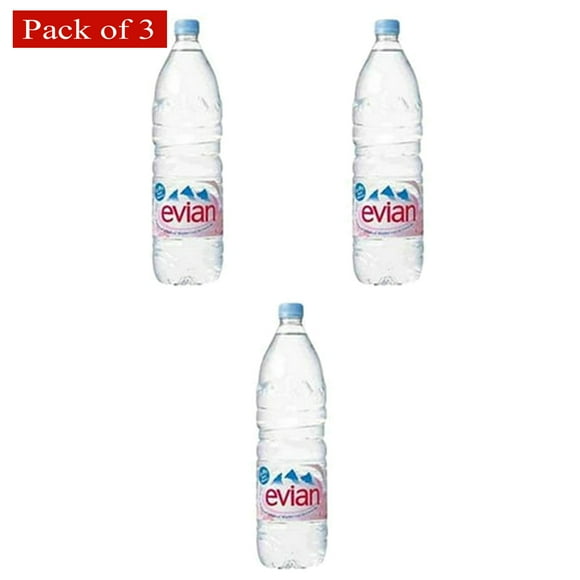 Evian Eau Minérale Naturelle - 1,5l (Lot de 3)