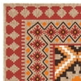 thumbnail image 7 of SAFAVIEH Veranda Magna Southwestern Indoor/Outdoor Area Rug, 9' x 9' Square, Red/Natural, 7 of 7