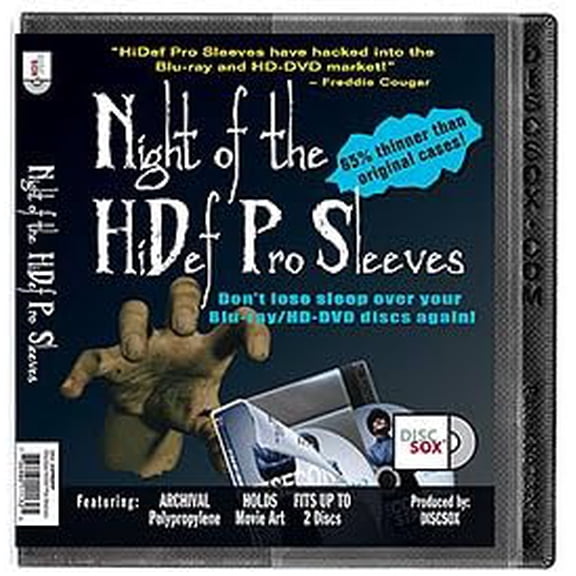 DiscSox HiDef Pro Sleeves - 25 Pack - 25PHDPP