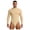 Nude, variant on Men's Mock Turtleneck Shirts Basic Long Sleeve Bodysuit Button Crotch Undershirts Romper Dance Leotard Blue XL