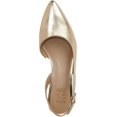 thumbnail image 3 of Naturalizer Women's Banks Slingback Pumps Dark Gold Lizard Leather 8W, 3 of 5