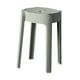 thumbnail image 1 of Taburete redondo de tocador, diseño de moda, fácil de mover, taburete apilable simple para Gris, 1 of 9