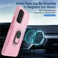 thumbnail image 4 of NIFFPD Galaxy A53 5G Case with Screen Protector, Shockproof Phone Case with Ring Kickstand for Samsung Galaxy A53 5G Pink, 4 of 8