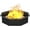 24 INCH, variant on Fire Pit Ring 32-Inch Outer 28-Inch Inner Diameter, Large Solid Firepit Liner for Outside , DIY Campfire Ring Above or In-Ground for Outdoor, Octagonal