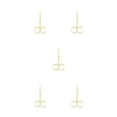 thumbnail image 2 of Jumpingount Nail Cuticle Nippers Stainless Steel Scissors Electroplating Accessory Man-carried Makeup Handheld Wear-resistant Household Type2 NO2, 2 of 6