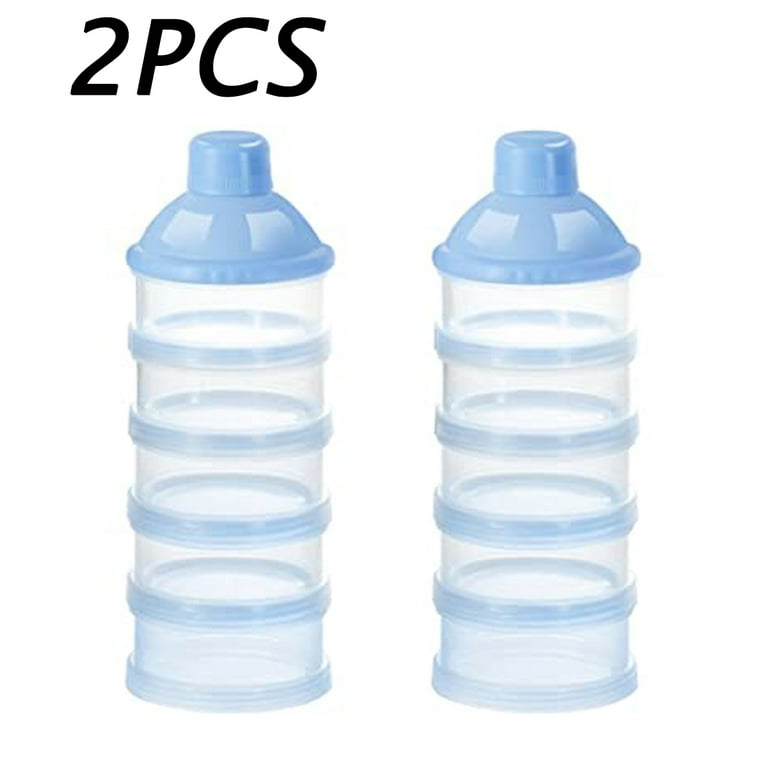 2 PCS 5 Layers Baby Milk Powder Dispenser, Milk Powder Pots