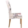 thumbnail image 3 of Cubierta protectora para silla ABPHQTO Vintage verano bicicleta flores estiramiento asiento comedor Hotel boda fiesta conjunto de 1, 3 of 4