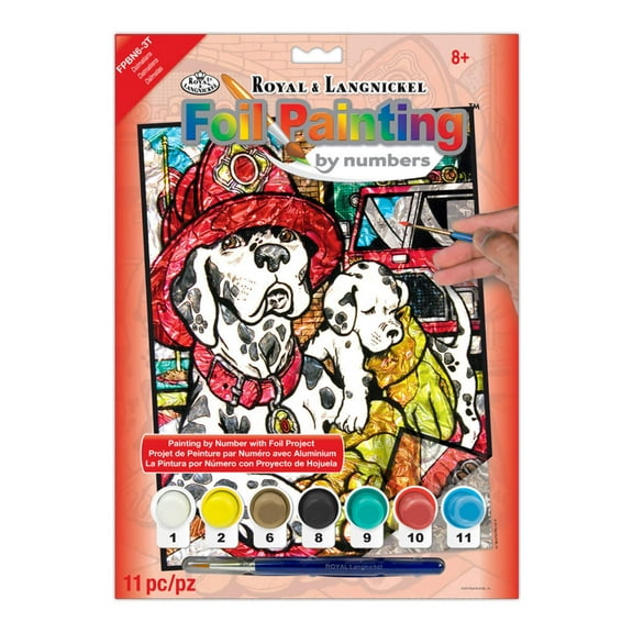 Royal & Langnickel Foil Painting by numbers™ 11pc Dalmations Project
