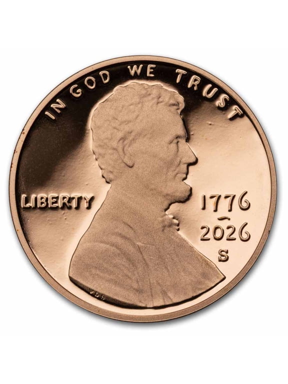 Collectible 2026-S Lincoln Cent Dual Date Gem Proof (Red)