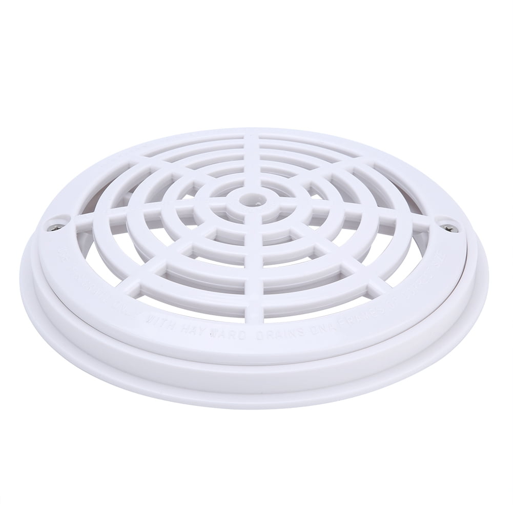 Tebru 1Pc Round Main Drain Cover for Swimming Pool Replacement Pipe