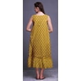 thumbnail image 2 of Bimba Nuisettes en Coton à Motif de Verge d'Or et de Roses pour Femmes, Mi-Mollet, Imprimées, Robe de Nuit, Grande, 2 of 6